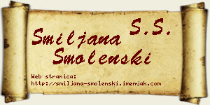 Smiljana Smolenski vizit kartica